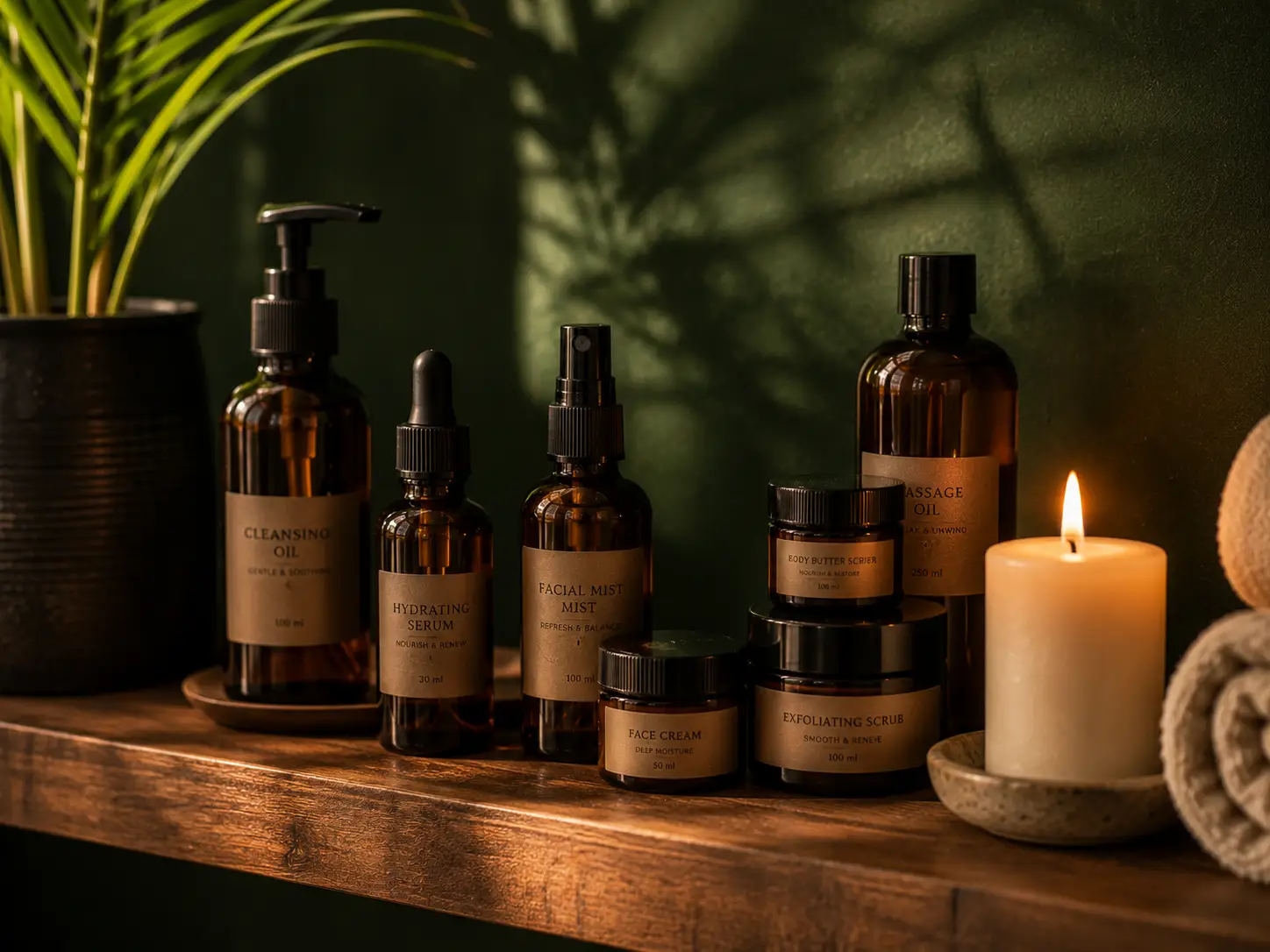 Professional skincare products at Comfort Spa, Sukuta